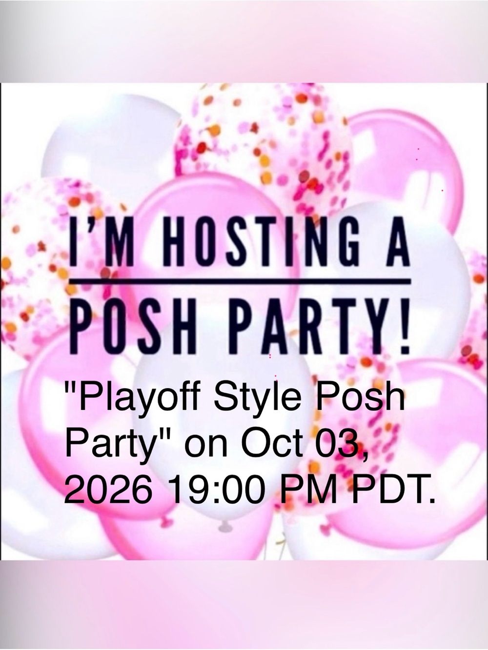 It’s PARTY TIME!! Co Hosting my 31st Posh Party! 🎊🎈🦖🎉